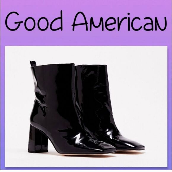 Good American Black Patent Boot - Picture 2 of 9